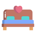 external bed-honeymoon-icongeek26-flat-icongeek26 icon