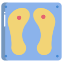 external buddhas-footprint-buddhism-icongeek26-flat-icongeek26 icon