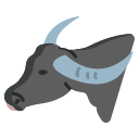external buffalo-animal-head-icongeek26-flat-icongeek26 icon