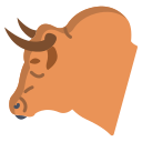external bull-animal-head-icongeek26-flat-icongeek26 icon
