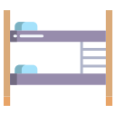 external bunk-bed-furniture-icongeek26-flat-icongeek26 icon