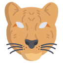 external cheetah-animal-faces-icongeek26-flat-icongeek26 icon