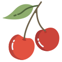 external cherry-fruits-icongeek26-flat-icongeek26 icon