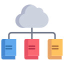 external cloud-library-online-education-icongeek26-flat-icongeek26 icon