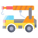 external crane-truck-vehicles-icongeek26-flat-icongeek26 icon
