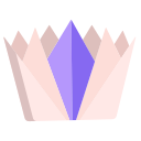 external crown-origami-icongeek26-flat-icongeek26 icon