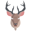 external deer-animal-faces-icongeek26-flat-icongeek26 icon