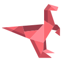 external dinosaur-origami-icongeek26-flat-icongeek26 icon