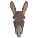 external donkey-animal-faces-icongeek26-flat-icongeek26 icon