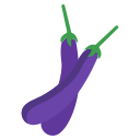 external eggplant-vegetables-icongeek26-flat-icongeek26 icon