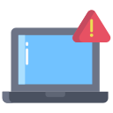 external laptop-alert-icongeek26-flat-icongeek26 icon