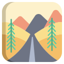 external mountains-landscape-icongeek26-flat-icongeek26 icon