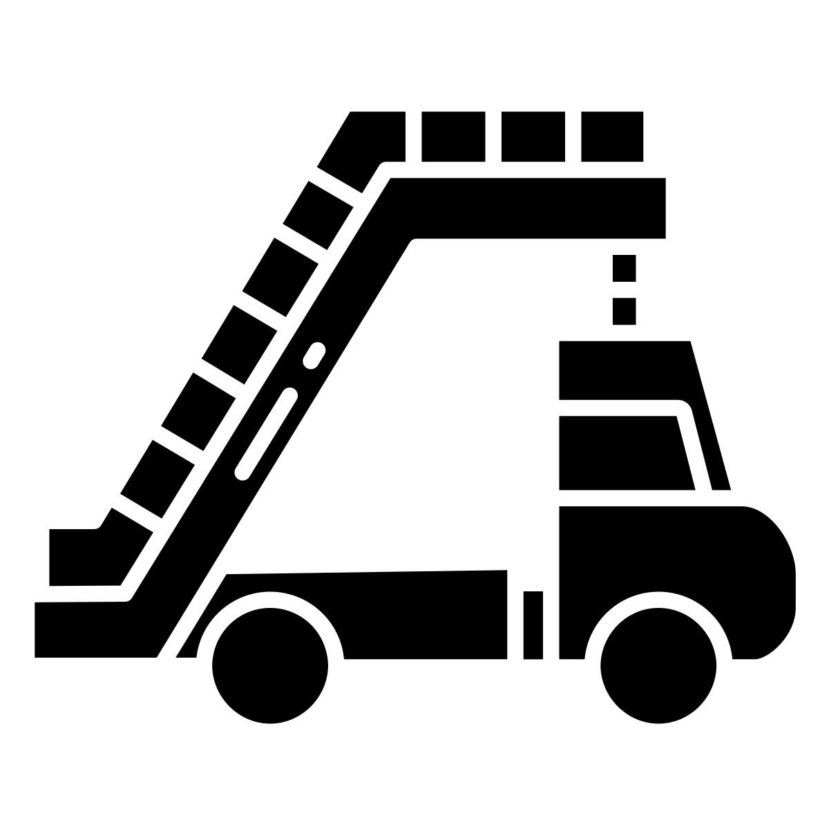 aircraft stairs icon