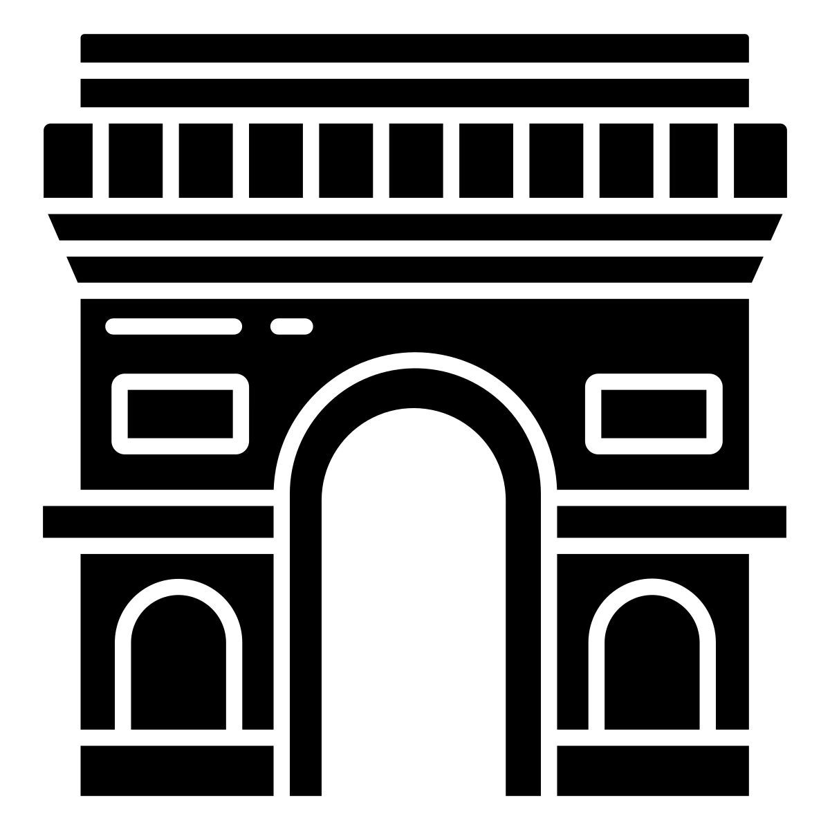 arc de triomphe icon