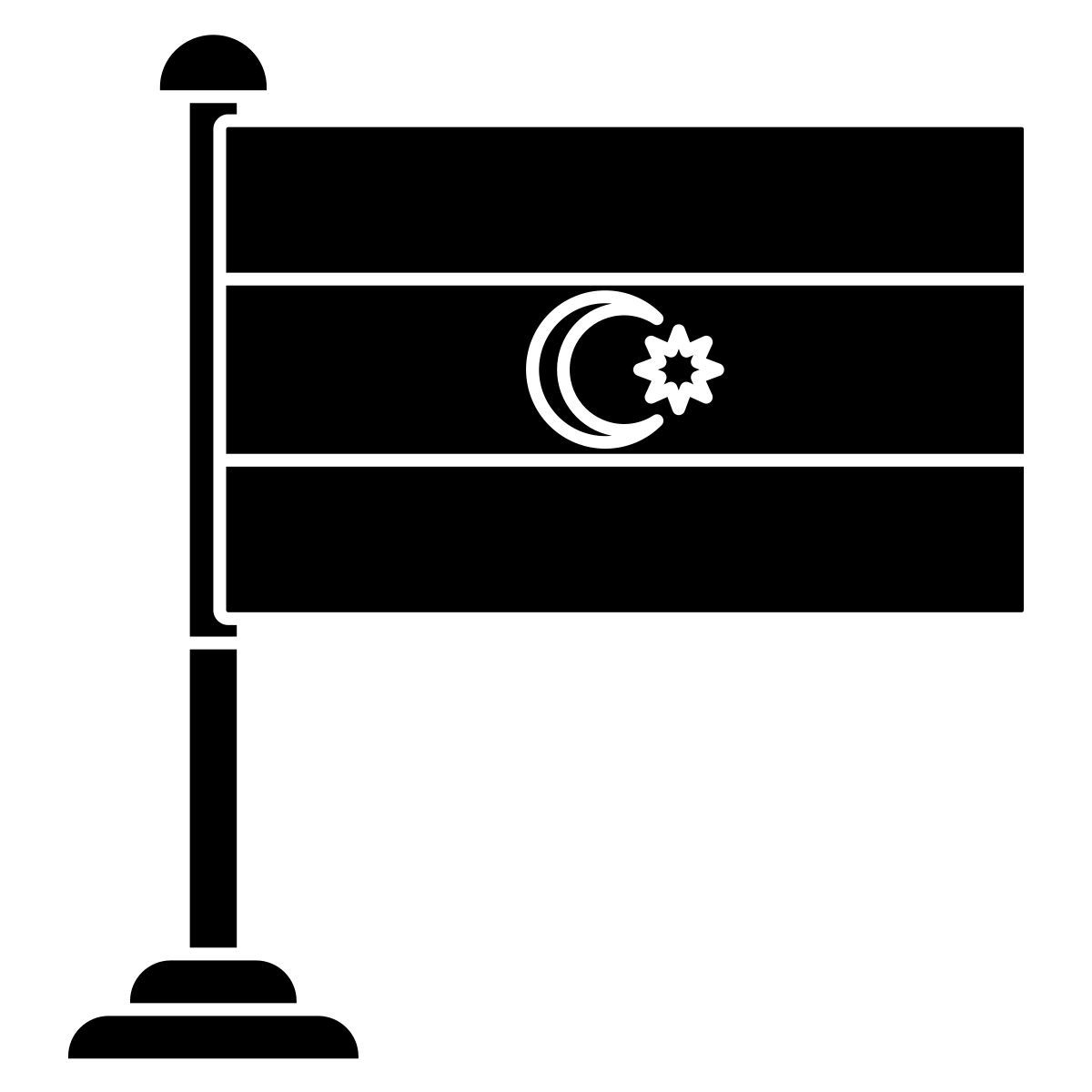 aserbaidschan flagge icon