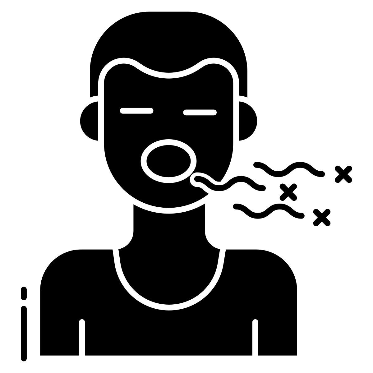 bad breath icon