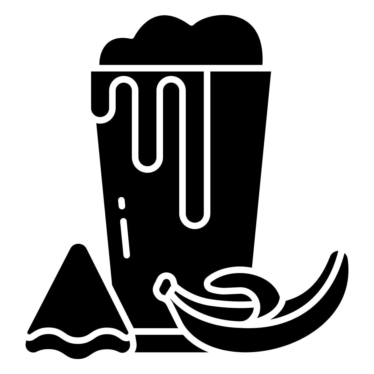 banana and pineapple shake icon