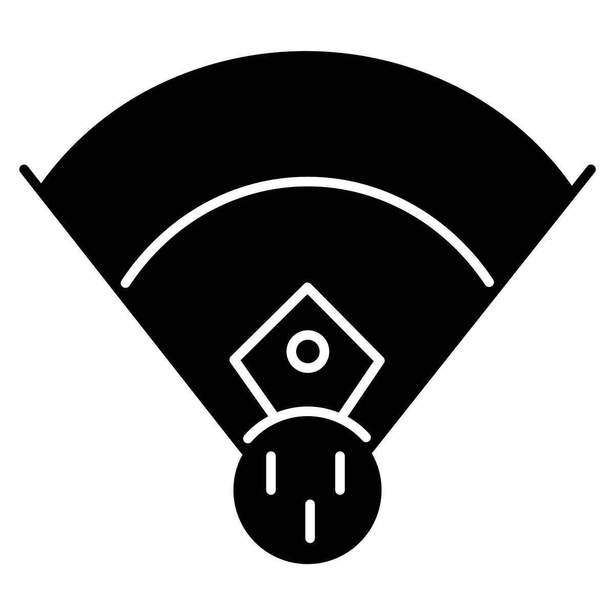 baseball stadium icon