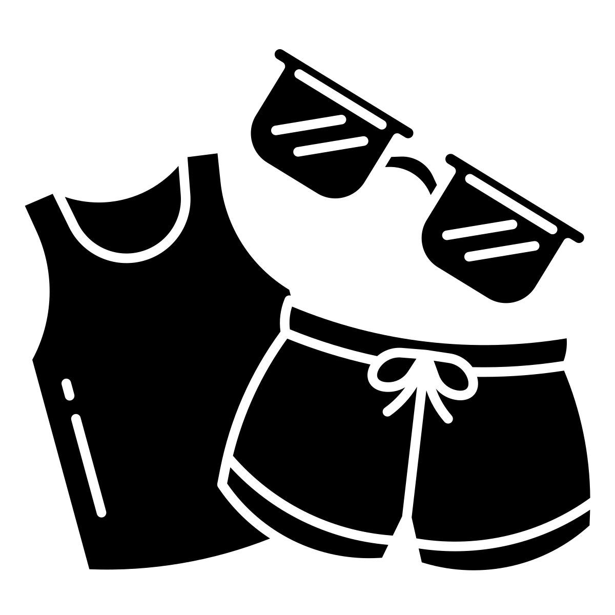 beach outfit icon
