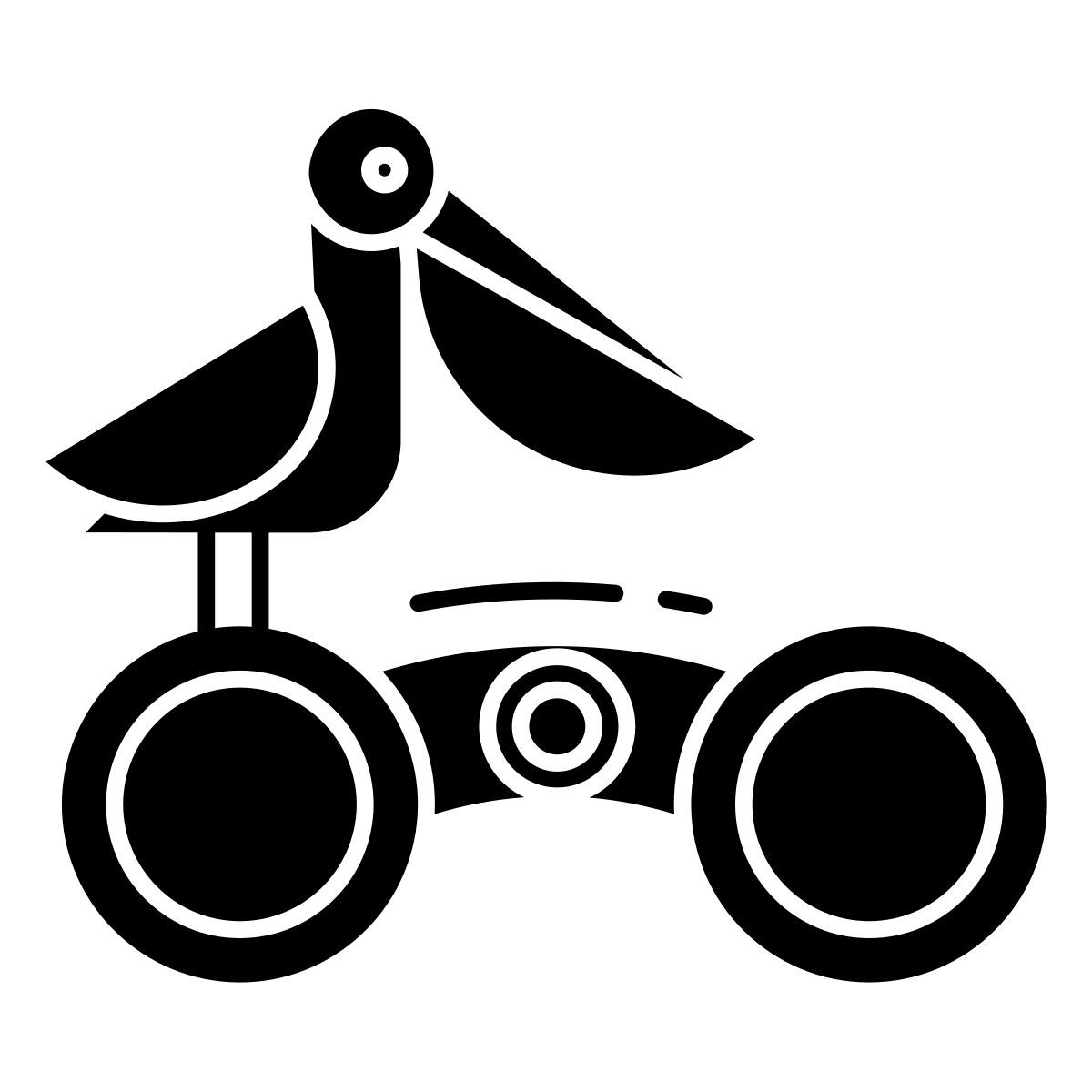 bird watching binocular icon