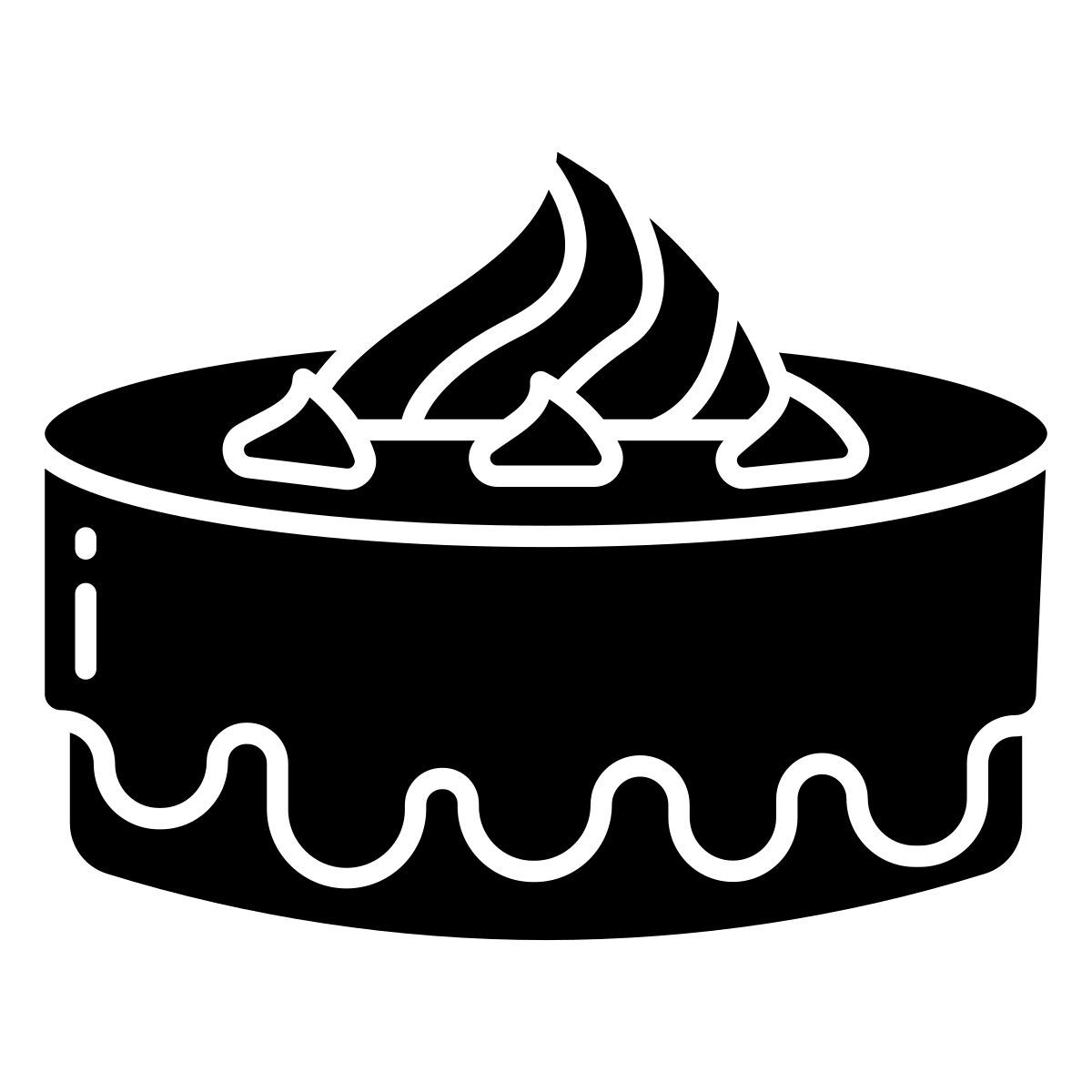 black forest cake icon