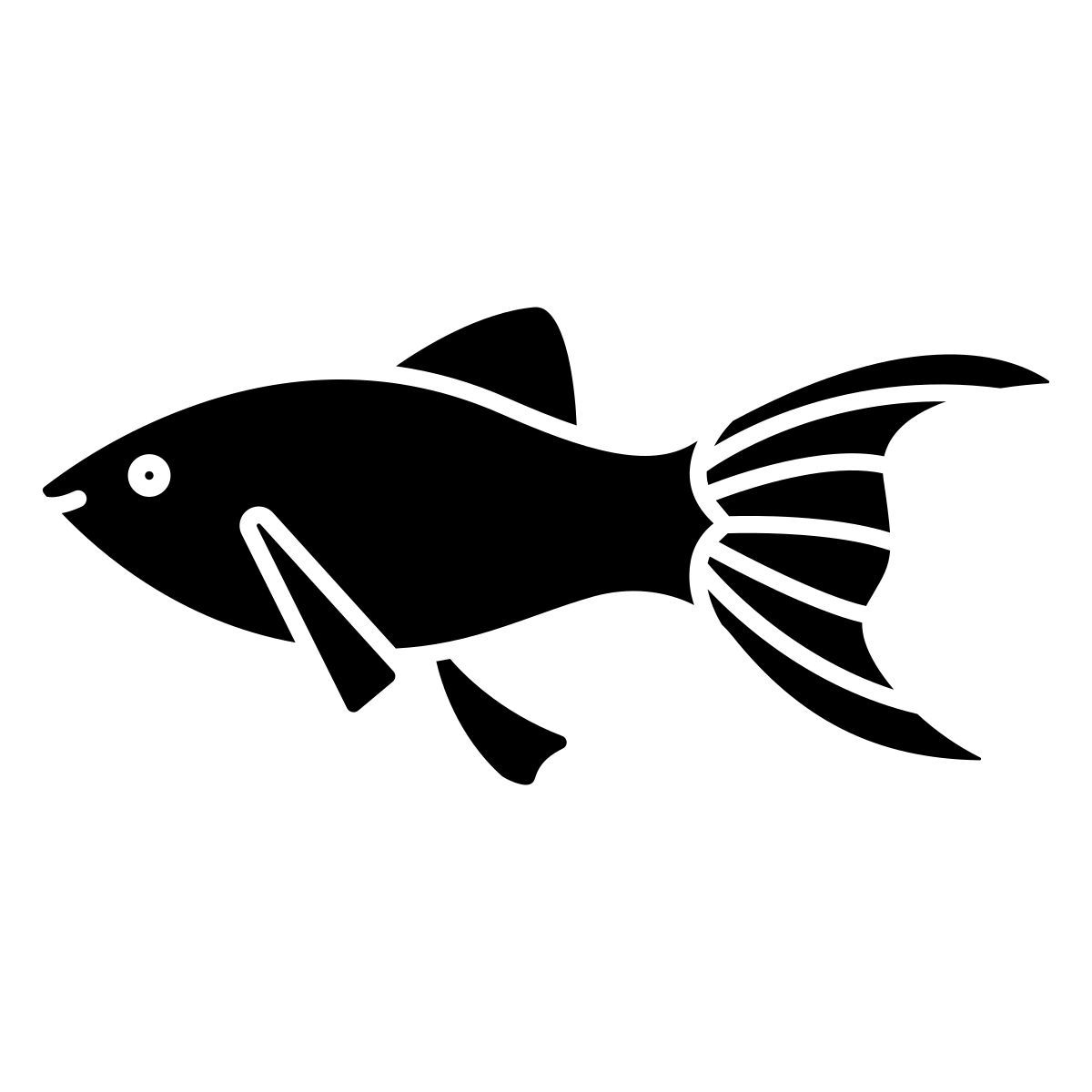 black molly fish icon