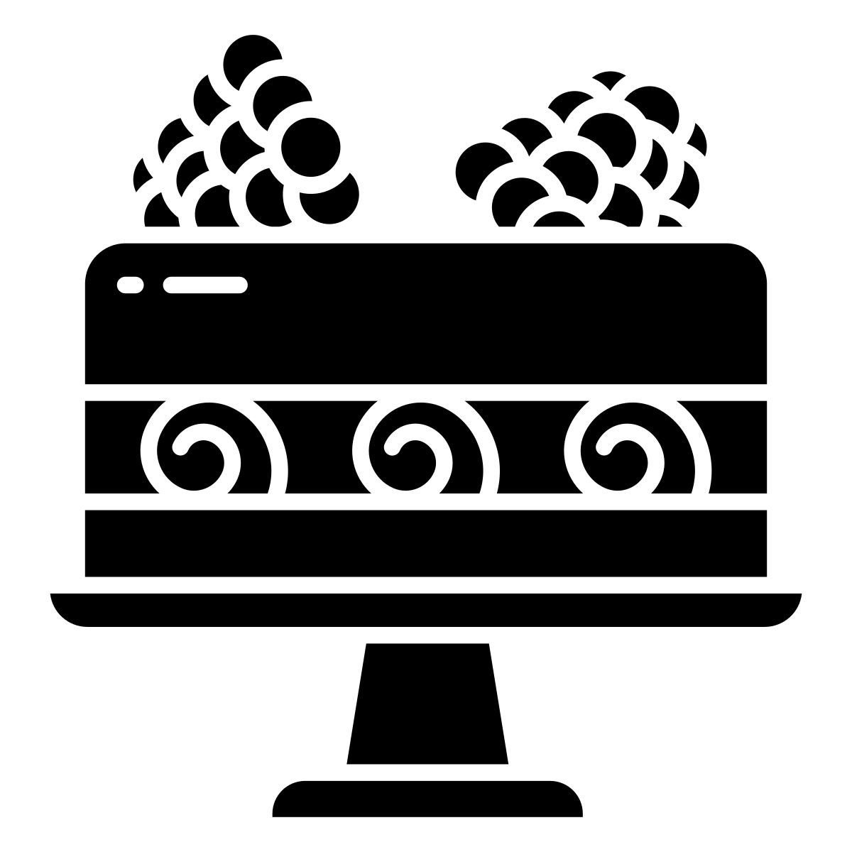 blackberry cake icon