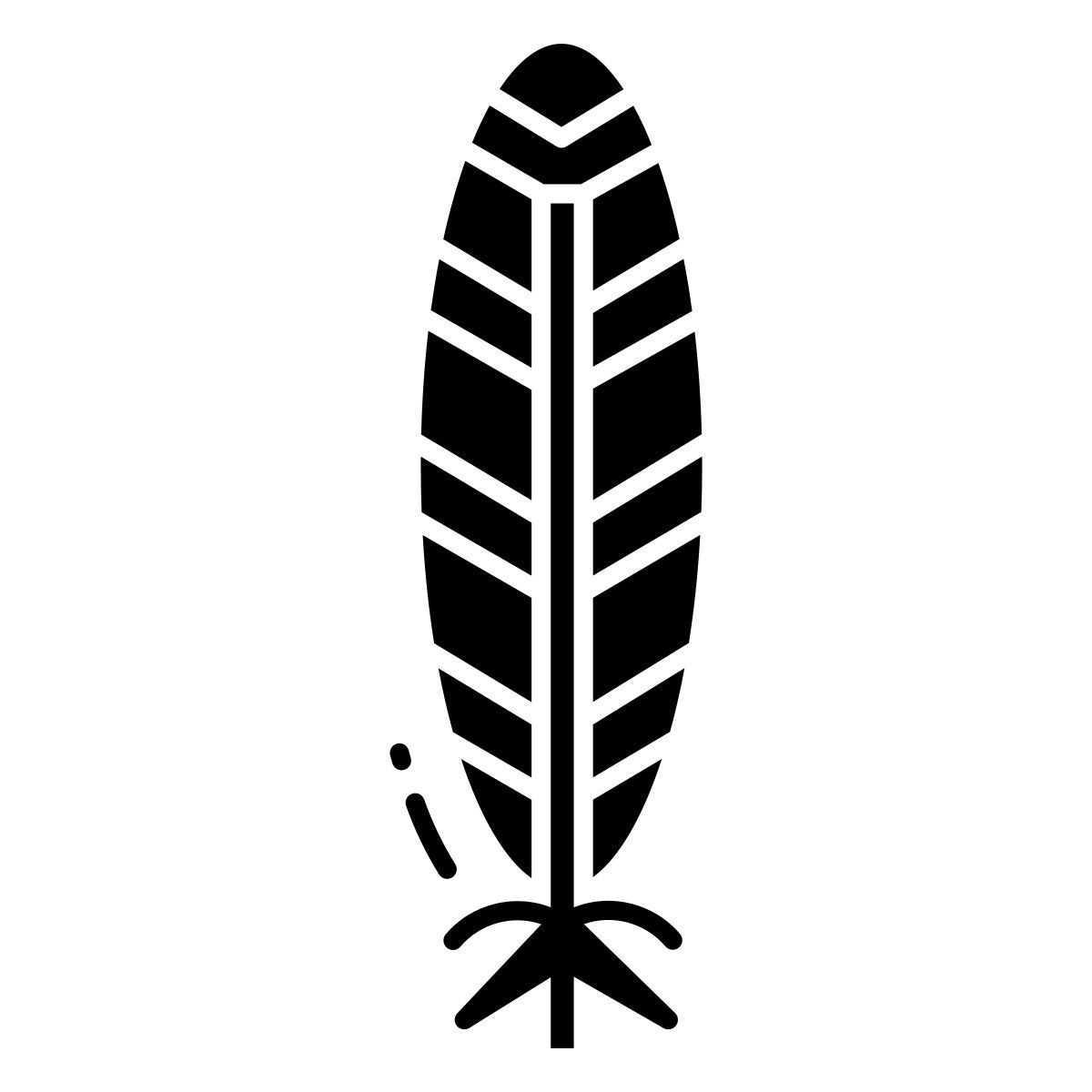 blue jay feather icon