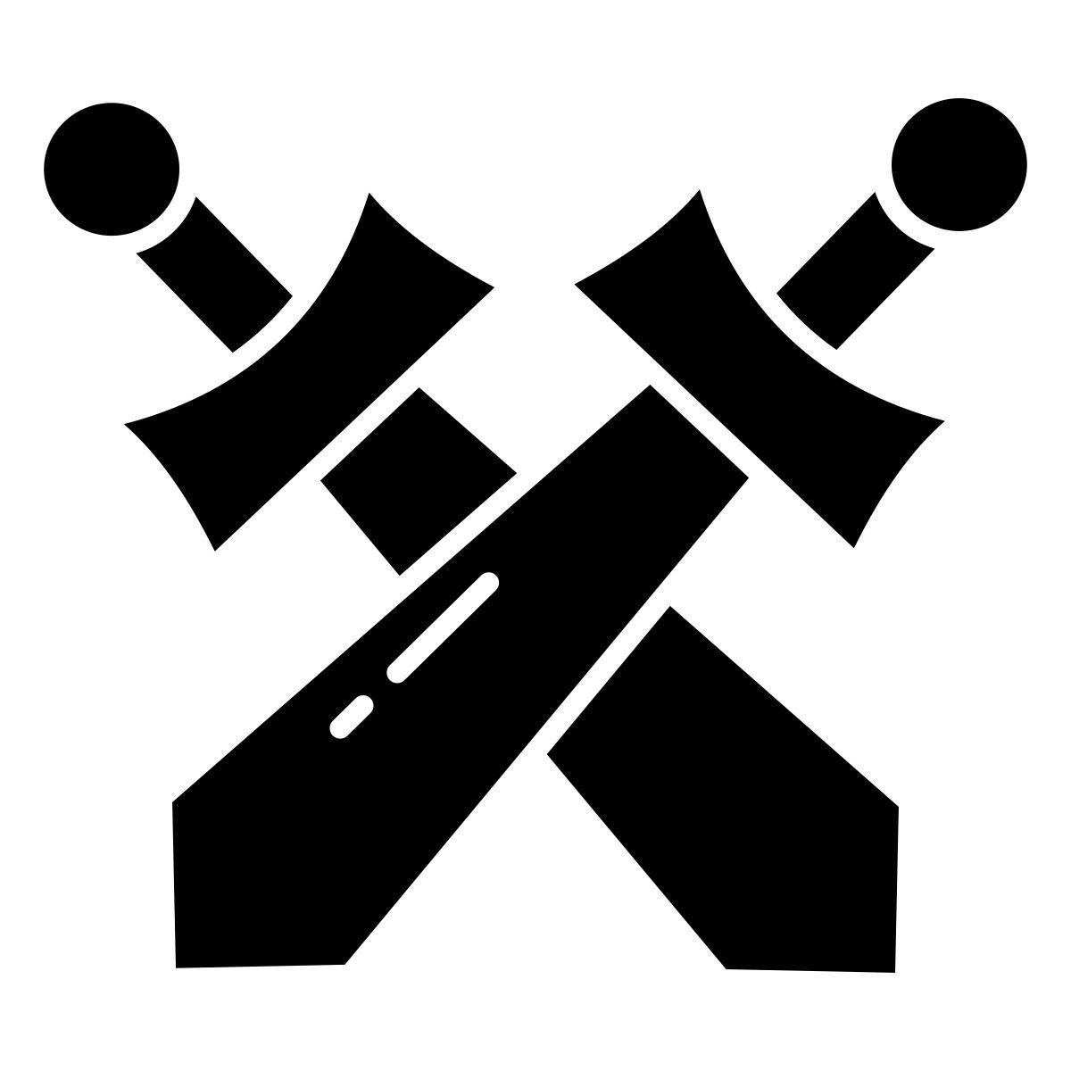 broad swords crossed icon