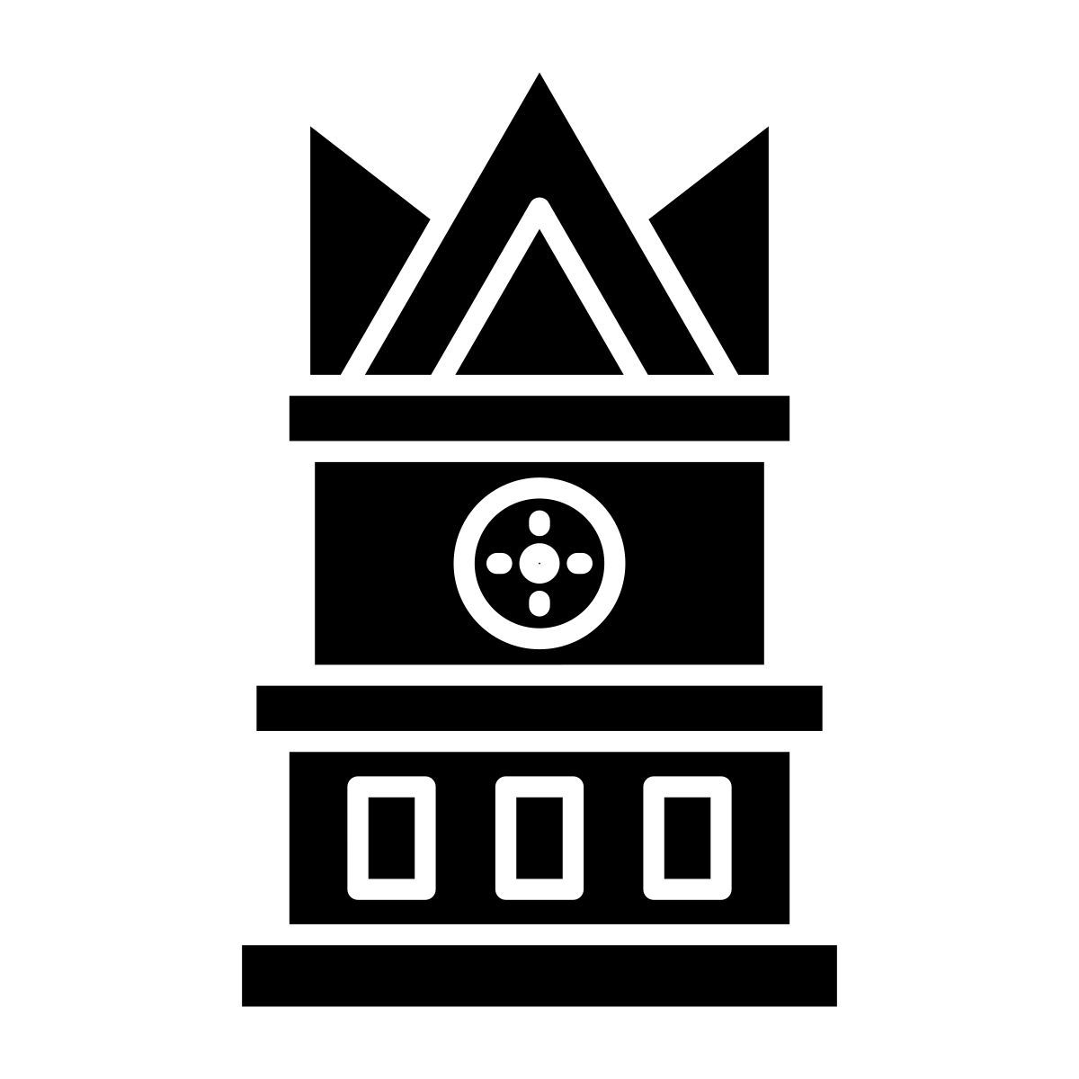 bukit tinggi clock tower icon