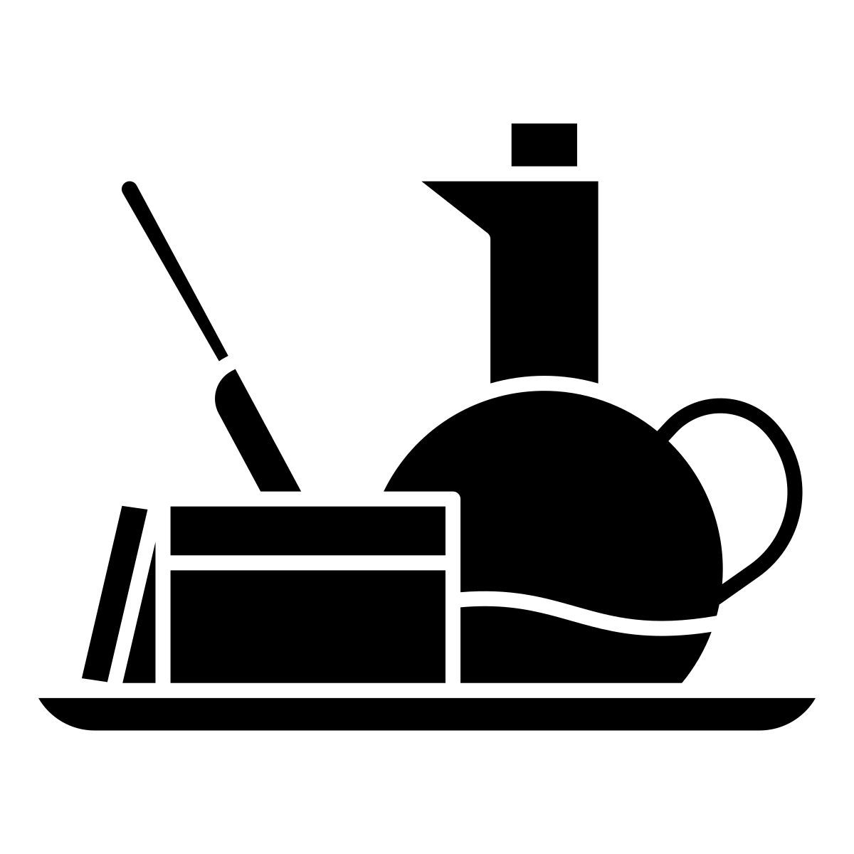 butter and olive oil icon