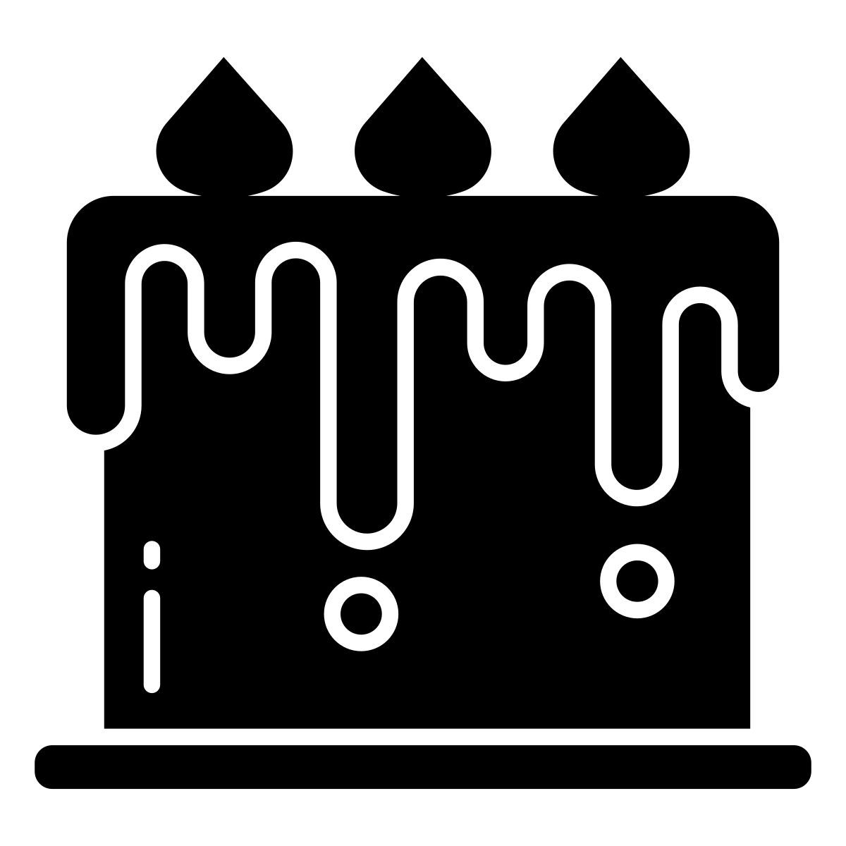 caramel cake icon