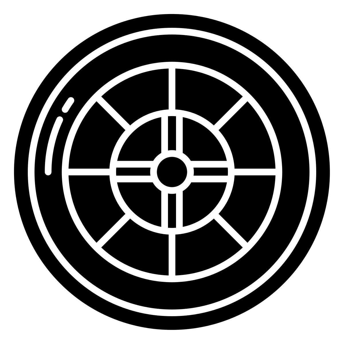 casino roulette icon