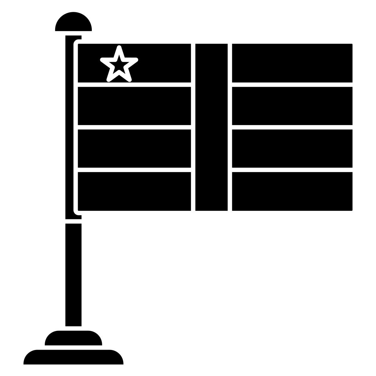 central african republic flag icon