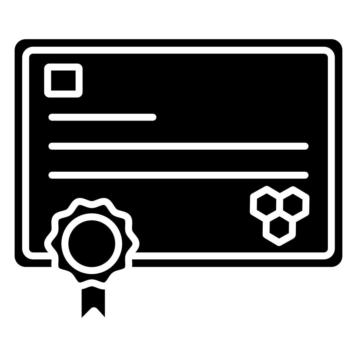 certificate icon