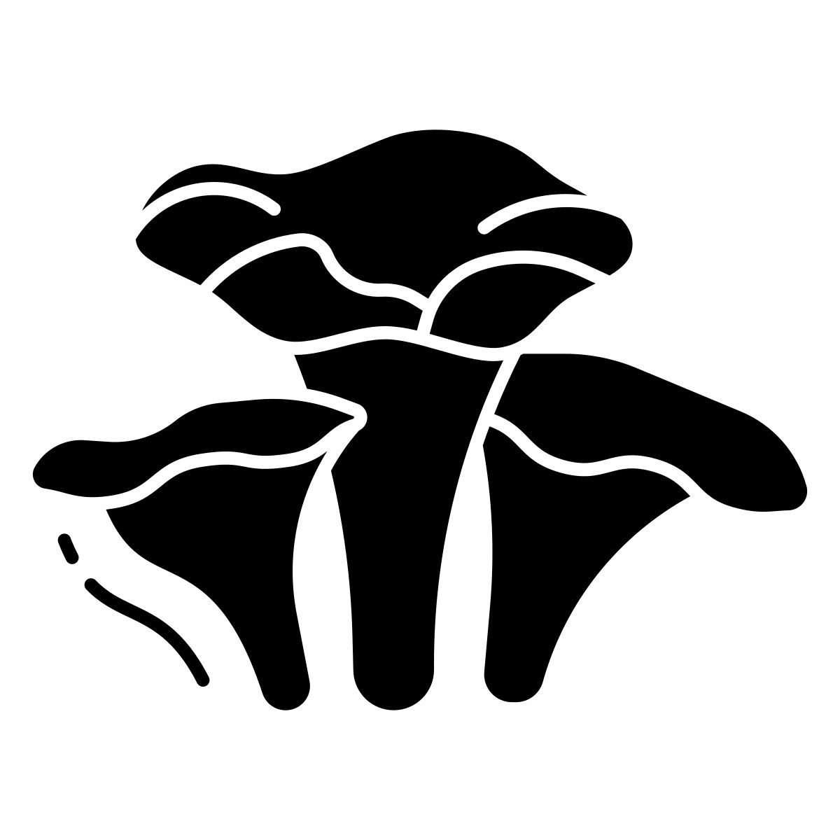 chanterelle mushrooms icon
