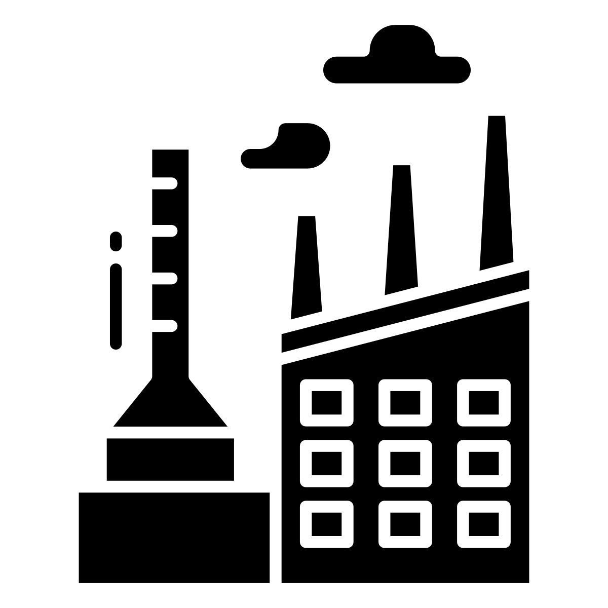 chemical factory icon