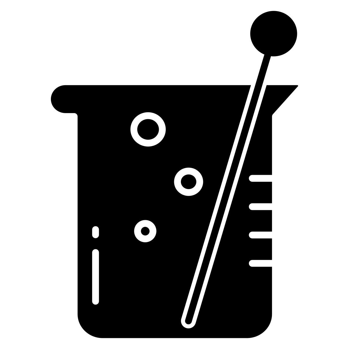 chemical measuring cup icon