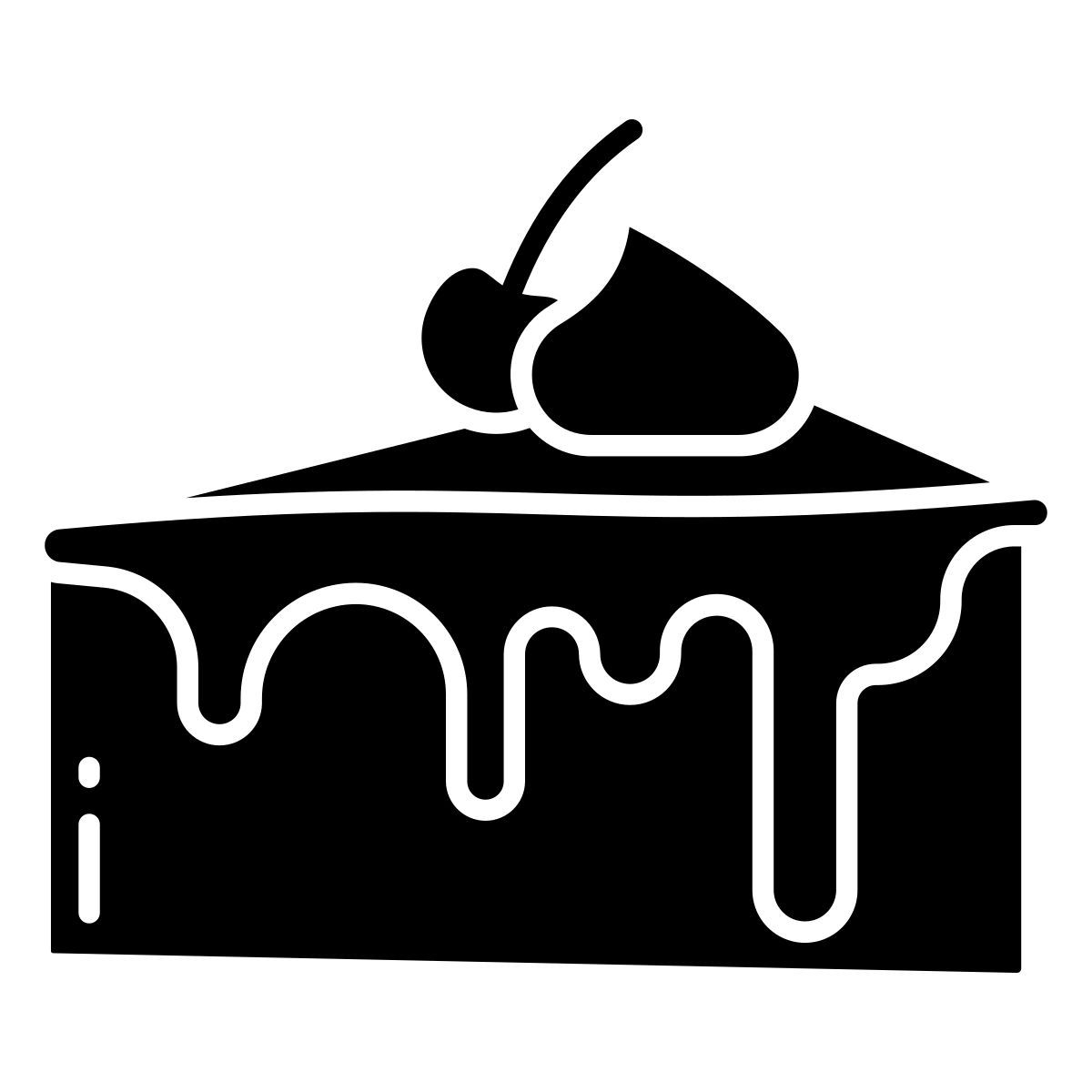 chocolate cake icon