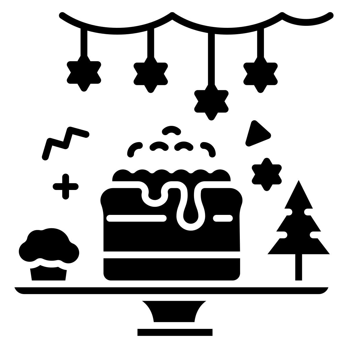 christmas cakes icon