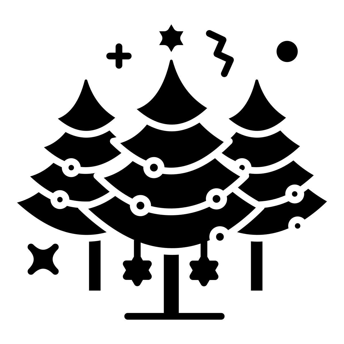 christmas trees icon