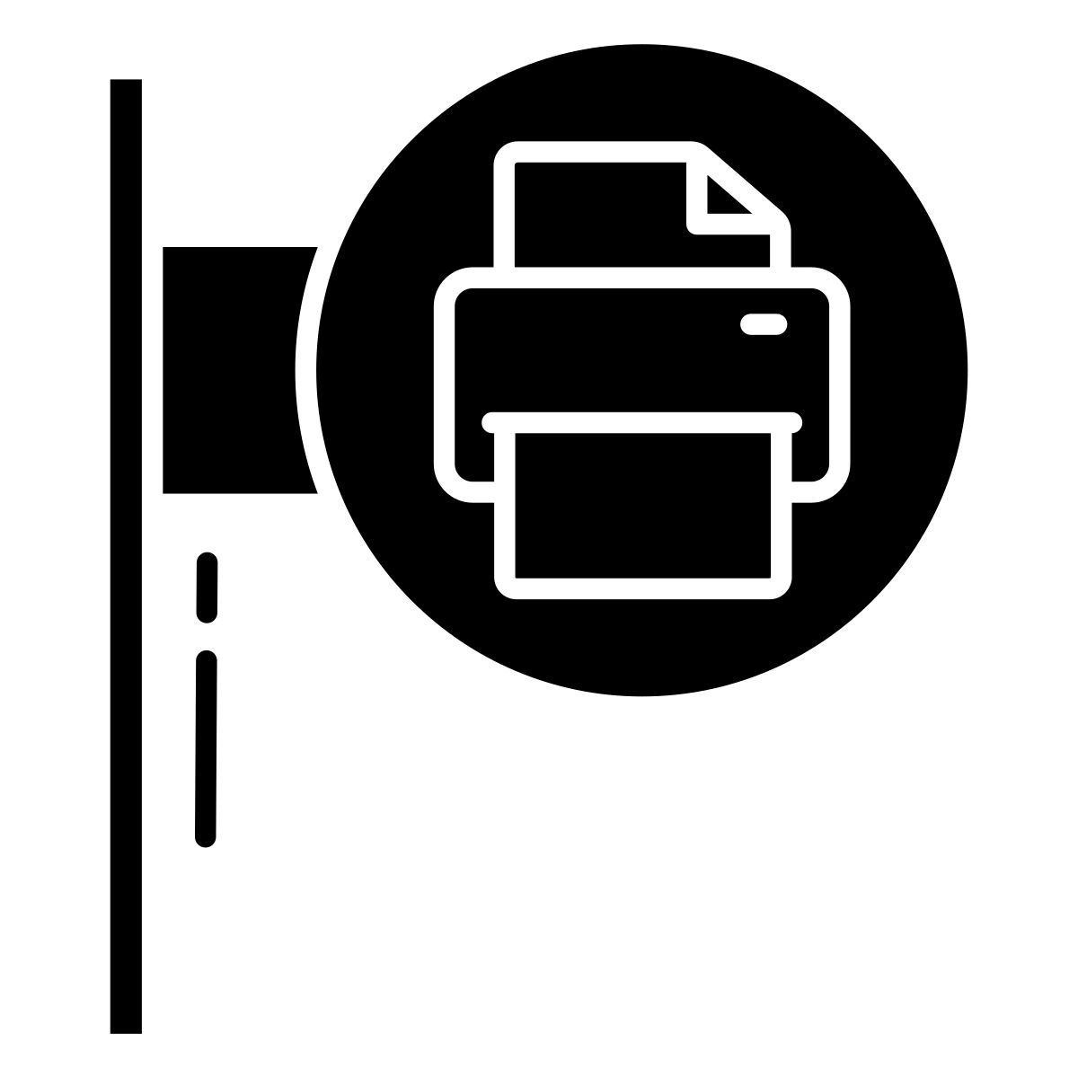 copy center sign icon
