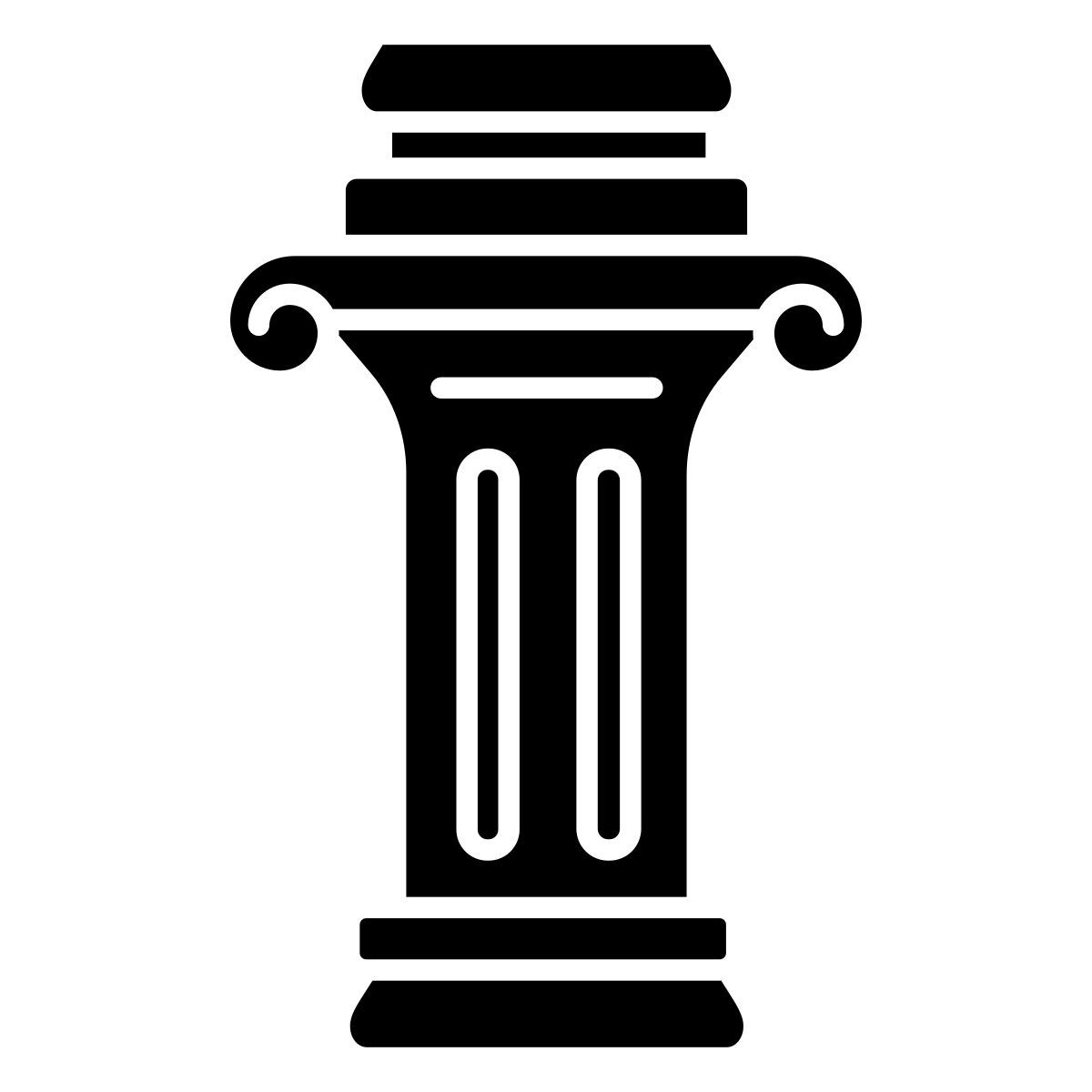 corinthian pillar icon