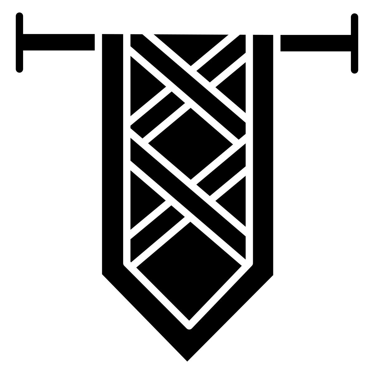 criss cross flag icon