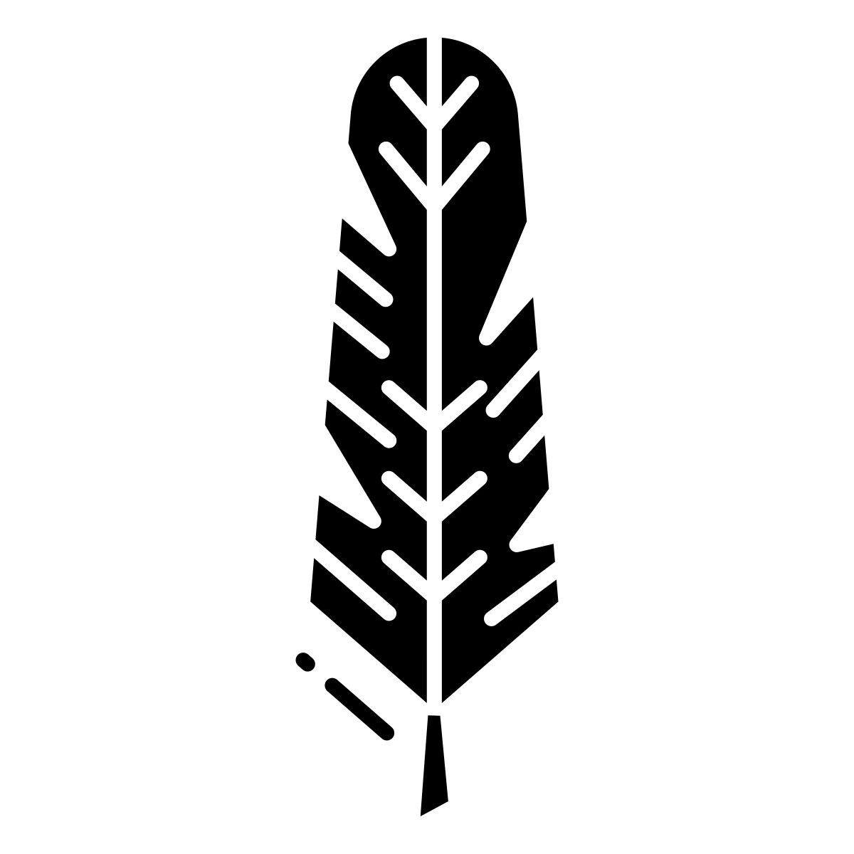 crow feather icon