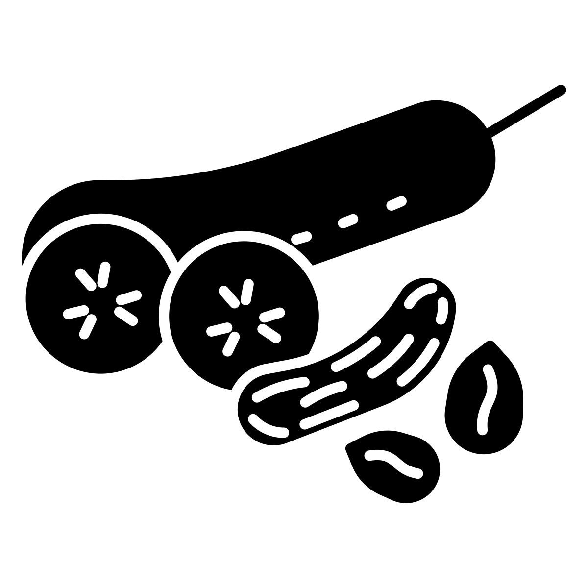 cucumber and peanut icon