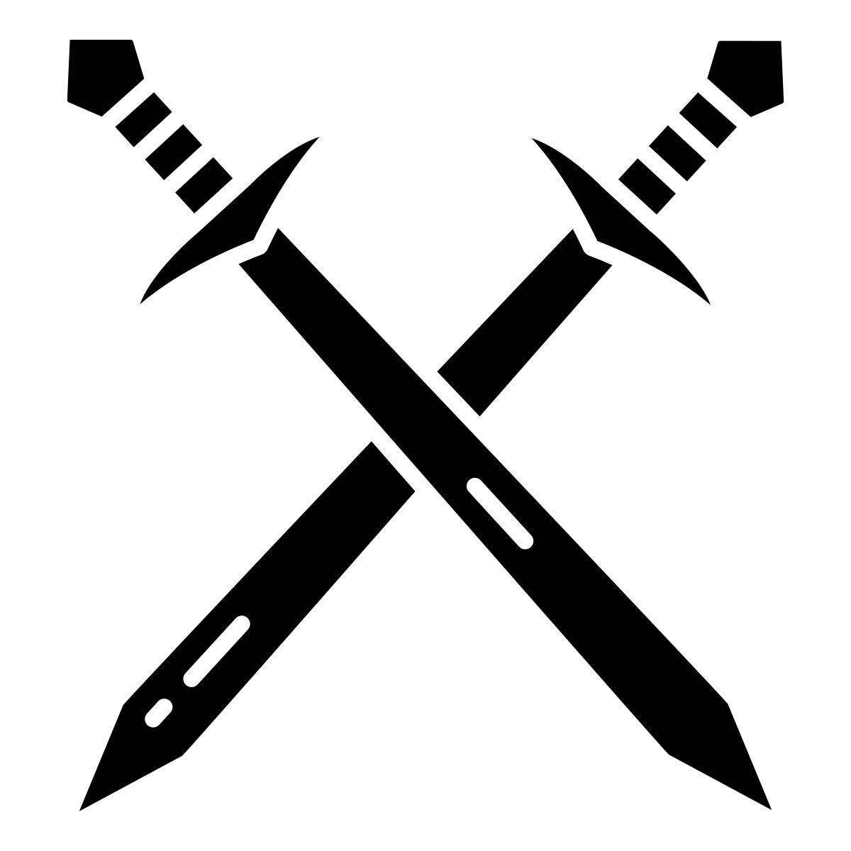 dagger crossed icon