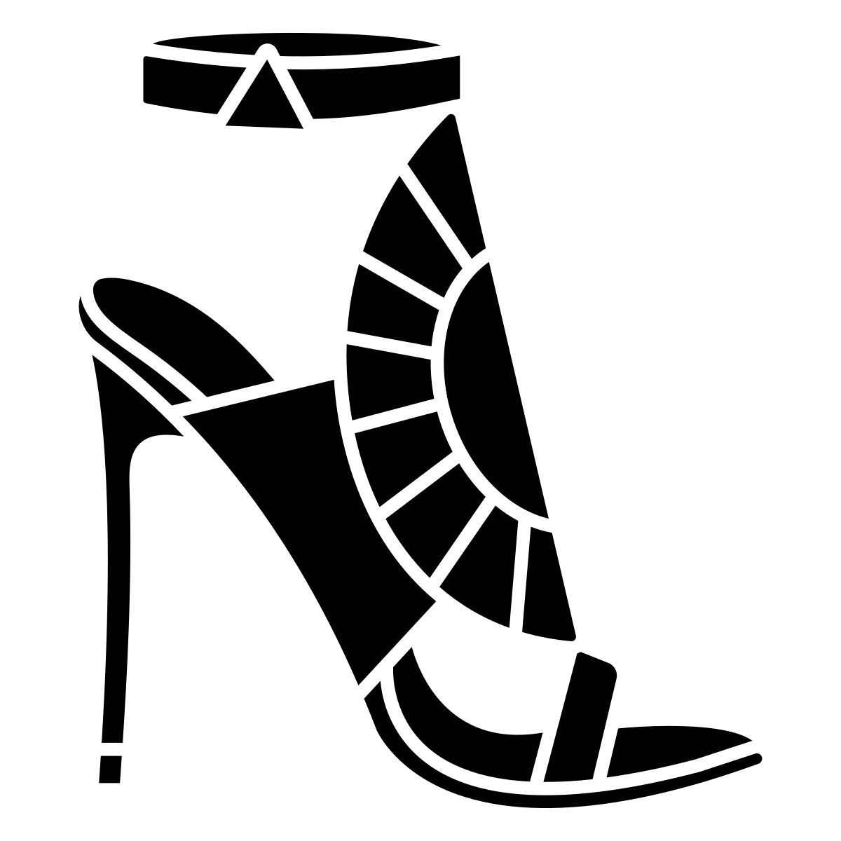 designer high heel icon