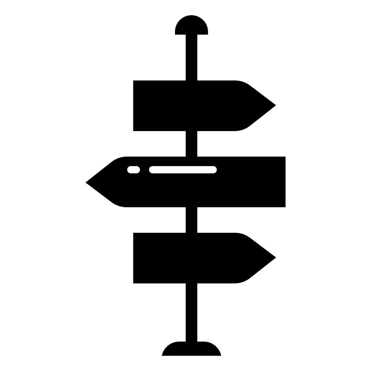 señal direccional icon