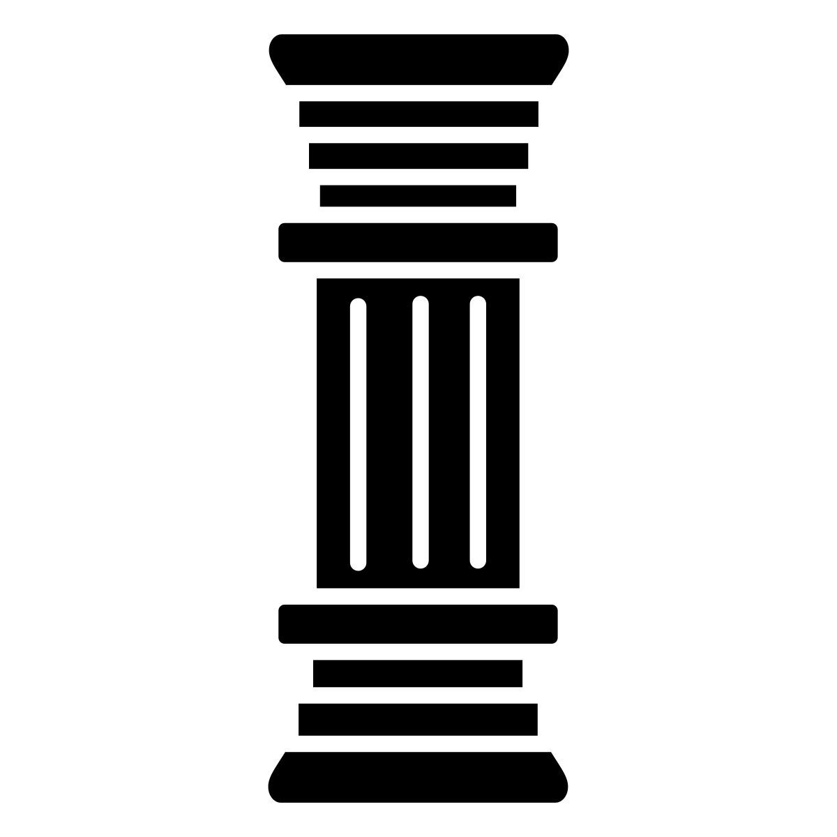 doric pillar icon